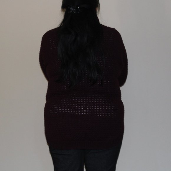 Eclipse mock neck tunic sweater - Picture 3 of 6